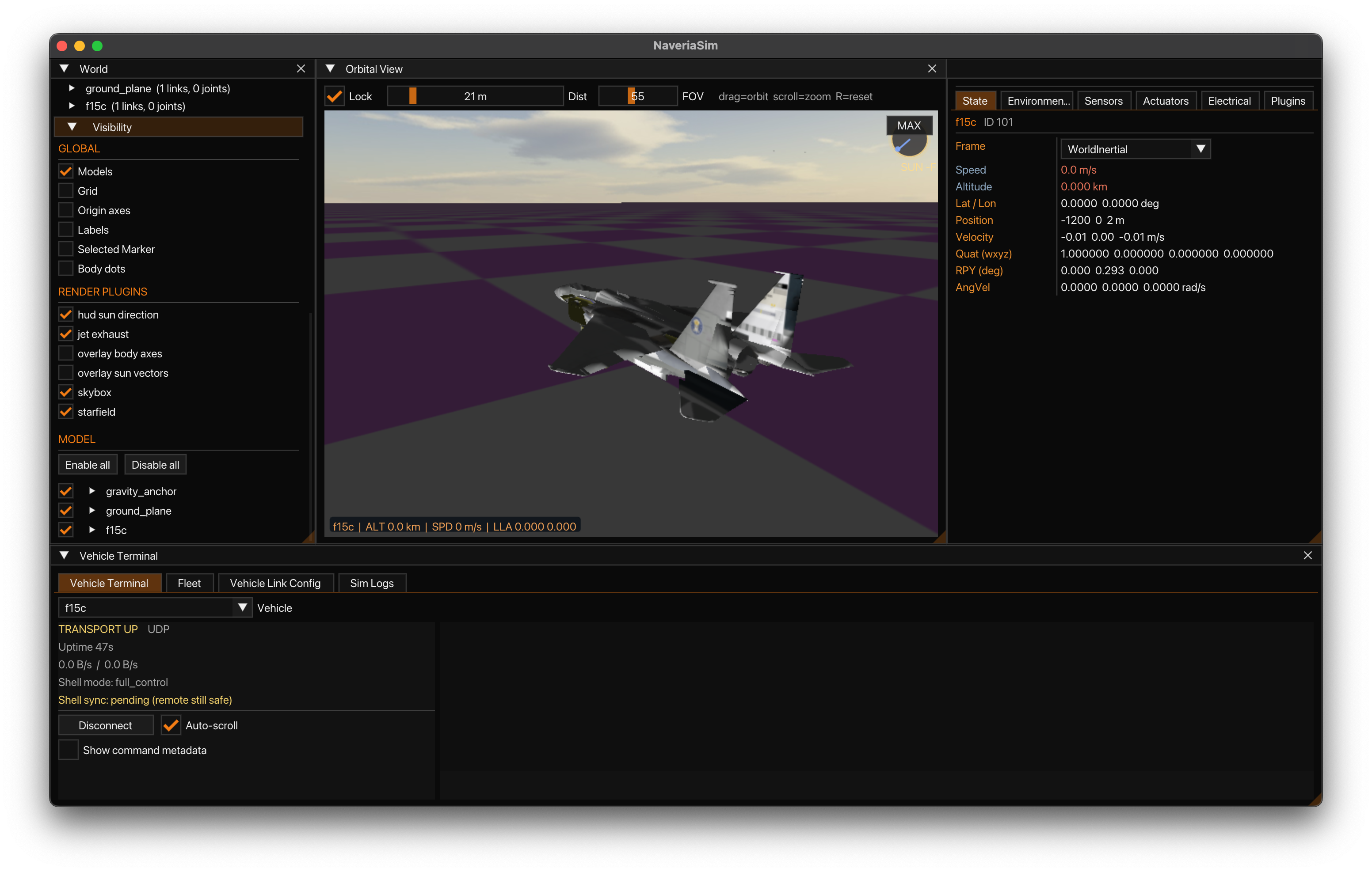 NaveriaSim - vehicle simulation